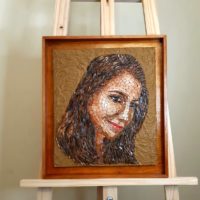 Retrato em Mosaico fotográfico